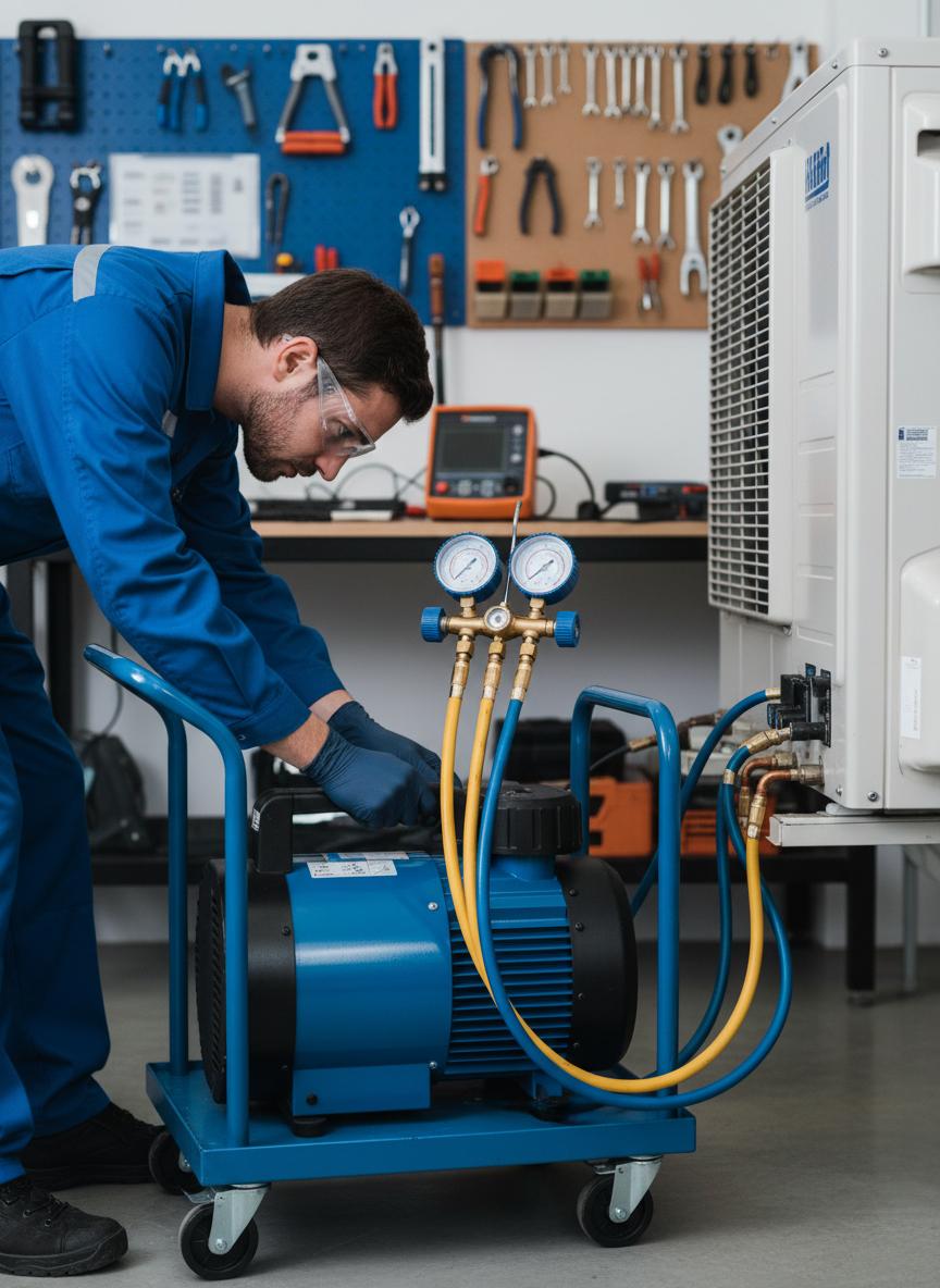 Vacuum pump service